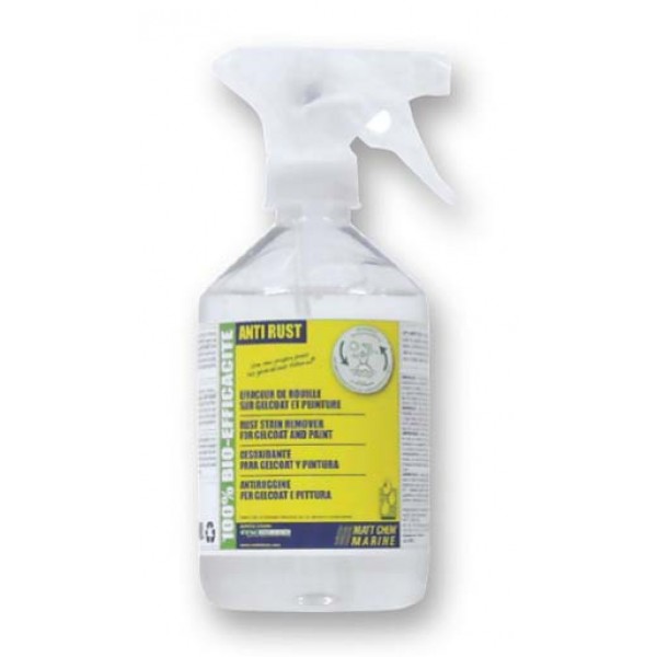 MATT CHEM ANTI RUST Rust Remover for Gelcoat and Paint 500ml. (spray).